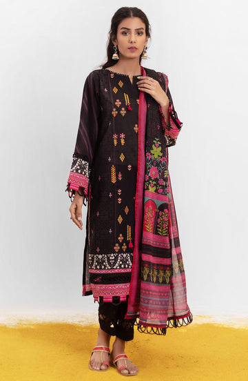 Orient OTL 22 007 U Black Summer Spring Lawn 2022 Online Shopping